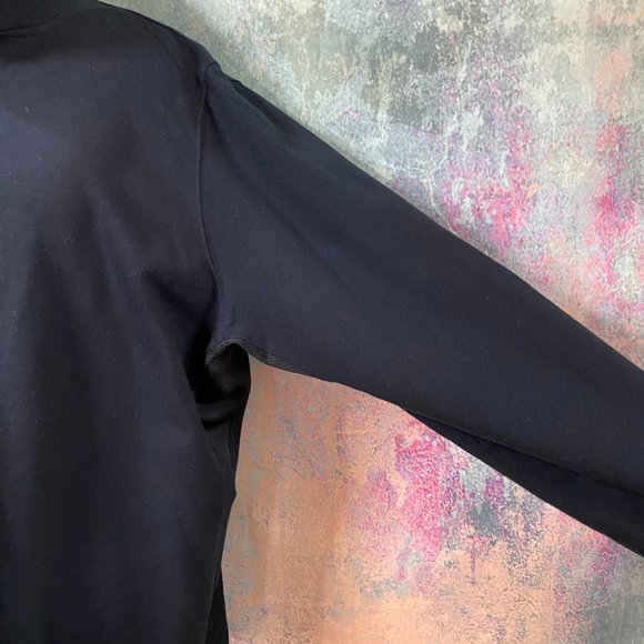 📌Tommy Hilfiger Black Half-Zipper Top Sweatshirt - Picture 4 of 14